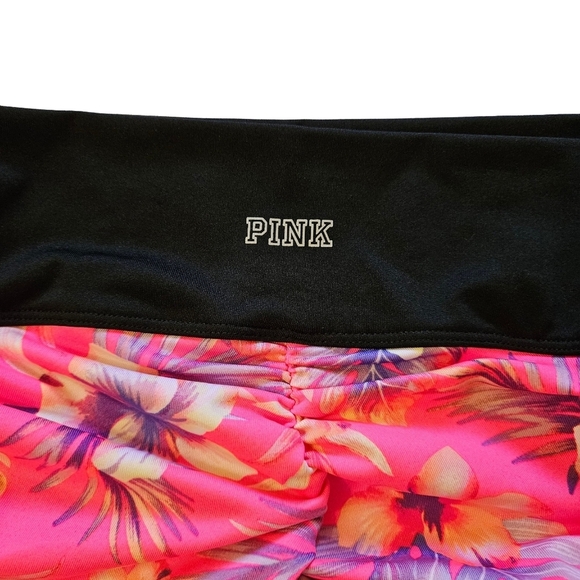PINK Sport Gym to Swim Ruched Back Shortie, XS, Pink/Black, NWT - Picture 8 of 12